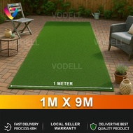 【1M x 25M】VODELL 10/15MM Natural Green Artificial Grass Fake Synthetic Rumput Karpet Rumput Tiruan M