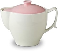 Microwave Easy Cooking, Curry Pot (Peach Color) with Recipe (1,050 cc) Japanese Tea Pot Porcelain/Size (cm) 7.6 x 5.3 x 5.9 inches (19.3 x 13.5 x 15 cm), No: 757610