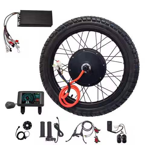 48V-72V 5000-8000W 17" 18" 19" 21" Ebike Motorcycle Rear Wheel Conversion Kit, 3.5T/5T 155mm QS Hub 