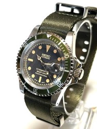 SEIKO 精工 MOD NH35 Homage with vintage military submariner DATE