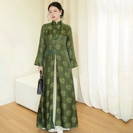 Nha Xa silk ao dai designed with 4 high-end four-piece designs - Phuong Huyen Store AD54