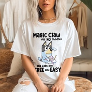 Bluey Magic Claw Shirt Bluey Dad Local Brand Oversize Cool Loose Form 669