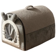 Cat Bed Enclosed Pet House All Seasons Waterproof Breathable Indoor Tent non-slipSlip Base