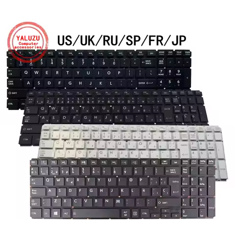 US/UK/RU/SP/FR/JP NEW Laptop Keyboard For Toshiba Satellite L50-B L50T-B L50D-B L55-B L55DT-B S50-B 