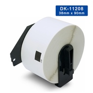 Brother Compatible Die-Cut Length Tapes DK-11208 DK-1208, Small Address White Paper Labels and Barco