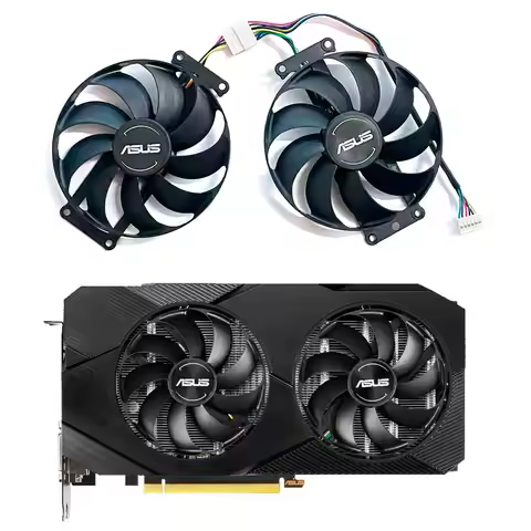 FDC10H12S9-C T129215SU 6PIN GTX1660 RTX 2060 Super GPU Fan for ASUS GTX 1660 1660Ti Dual EVO OC RTX2
