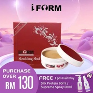 IForm Lumpur Acuan 100ml Moulding Mud Hair Mud Styling Long Lasting Hold Fluffy And Matte 发泥定型发干胶持久蓬