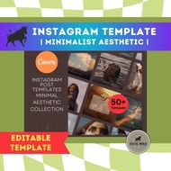 Aesthetic Vibe Instagram Template | Minimalist Instagram Template | Canva Template | Editable Canva 