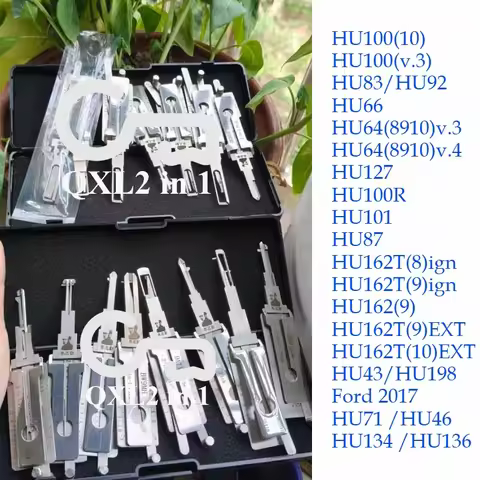 1PCS Repair Tools Ganzua Lishi 2-in-1 Complete Set Car HU66 HU49 HU92 HU136 HU64 HU101 HU100 Locksmi