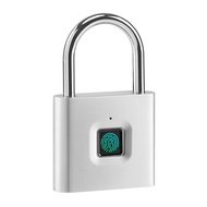 Fingerprint Padlock Waterproof Keyless Mini Door Lock USB Rechargeable Fingerprint/APP Unlock Zinc Alloy Metal Smart Lock