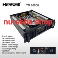 Power Amplifier Hadwell TD16000 Original Power Class TD