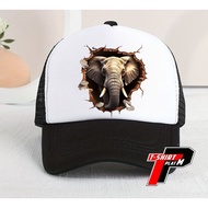3D Elephant Baseball Cap