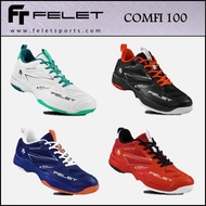 FELET Badminton Shoes COMFI 100 (100% Original)