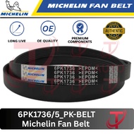 (6PK1736) Michelin Fan Belt Perodua Alza 1.5 M500/ M502 3SZ-VE 2009~2022' (Same With 6PK1735)