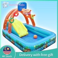 Kolam Mandi Budak Swimming Pool Kids Big Size Kolam With Slide Ready Stock