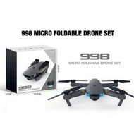 DRONE 998 MICRO FOLDABLE WIDE ANGLE HD CAMERA QUADCOPTER