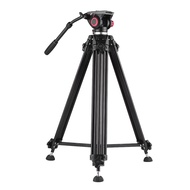 Andoer Professional Aluminum Alloy Video Tripod with Panorama Fluid Hydraulic Head for Canon Nikon S