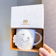 Ins Cup Starbucks Cup Starbucks Cup Starbucks Water Cup Anniversary Limited Edition Retro Three-dime