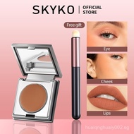 Skyko 3in1 cream blush, makeup(free gift lipstick brush)