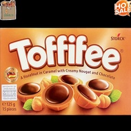 ของแท้ Storck Toffifee a Hazelnut in Caramel with Creamy Nougat and Chocolate. สตร็อค ทอฟฟี่เฟย์ ( เ