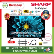 OFFER [INSTALLATION - KL &amp; SELANGOR ONLY] SHARP 4TC65DK1X (65") / 4TC70DK1X (70") 4K UHD Android TV + FREE HDMI + Bracket - Delivered By Seller