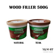 Wood Filler 500g Wood Putty Filler Wood Crack Repair Penampal Kayu Water Based Putty Kayu