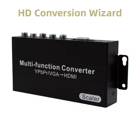 Converter Vga To Hdmi Wiistar Ypbpr Component And Vga To Hdmi With Scaler And Audio Multi-Function C