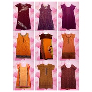 NEW SHORT SLEEVE SINGLE KURTI AND MANTAN
