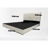 Tiktop Furniture Queen Bed Katil Putih Divan Bed