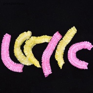 [Prs] 100pcs/set Disposable Shower Caps Plastic Waterproof Headgear Pink Spa Salon Hotel Hair Dye Wo