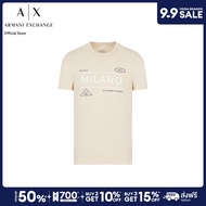 AX Armani Exchange เสื้อยืดผู้ชาย รุ่น AX 3DZTHY ZJBYZ1792 - สีเบจ