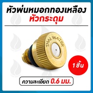 หัวพ่นหมอก หัวพ่นหมอกทองเหลือง หัวกระดุมความละเอียด 0.1-0.8 มม.เลือกความละเอียดได้