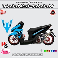 Vario 125 150 GEN 2 V7 MOTORCYCLE UV TRANSPARENT STRIPING MOTIF STICKER