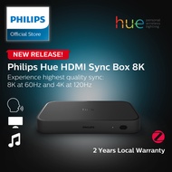 Philips Hue Play HDMI Sync Box 8K: sync hue lights to movies, games and music | Hue Bridge Required