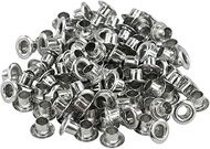 SK11 Double-Sided Eyelet Balls, Aluminum, 0.2 inches (4 mm), Equivalent to 100 Pairs