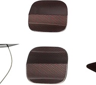 JSWAN Carbon Fiber Fuel Filler Tank Door Cover Compatible with Honda 11th Gen Civic Hatchback Sedan 