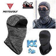 ✽  MOTOWOLF Ice Cool Balaclava Head Cover Buff Riding Mask Scarf Sarung Kepala MDL1904