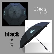 [High Quality Process]511Umbrella for Men Long Handle Straight Rod Double Layer Semi-Automatic Windp