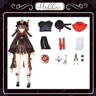 Genshin Impact Hutao Cosplay Costume Uniform Wig Cosplay Anime Game Hu Tao Chinese Style Halloween C