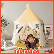 [Finevips] Kids Play Tent Portable Teepee Castle Tent for Daycare Playgrounds Barbecues