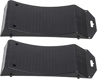 2PCS Tire Saver Ramps, Heavy Duty Wheel Ramps with Slip Resistant Surface, Powerful Load Bearing Cap