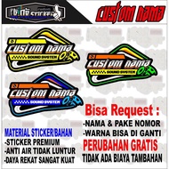 MINIMAL Custom stickers can be given your own name. For soun, minimum order 3 pieces.