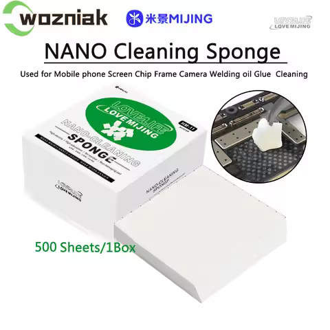 MIJING HM-11 Nano Cleaning Sponge for Mobile Phones Screen Chip Frame Camera Welding Oil Glue High D