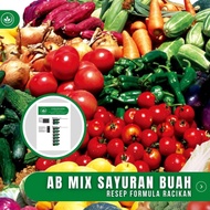 AMPUH Resep AB Mix Sayur Buah Formula Racikan Nutrisi AB Mix Sayuran