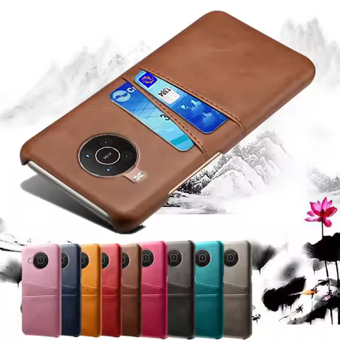 Nokia X20 Nokia X10 X20 Case Retro PU Leather Cover For Nokia X 20 10 Card Slots Wallet Case Capa Fo