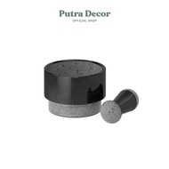 MUST HAVE SWITZERLAND DLSTN Mortar and pestle, black marble