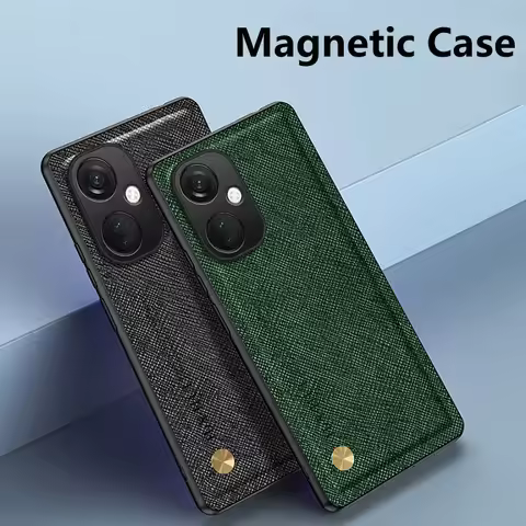 Case For OnePlus Nord CE 3 Lite 5G Case Luxury PU Leather Magnetic Phone Cover For OnePlus Nord CE3 