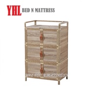 YHL 6 Doors Aluminium / Multi-Purpose Storage Rack With Tampered Glass Top / Doors Panel And With Rollers