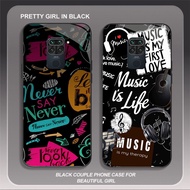 HK-9 Beatles Glass KACA Casing for Xiaomi Redmi Note poco X3 9S M2 9 NFC Pro