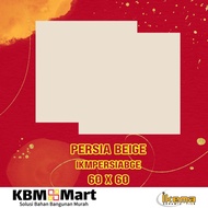 Granit Lantai Ikema by IKAD 60 x 60 HT Persia Beige Cream Polos Glossy